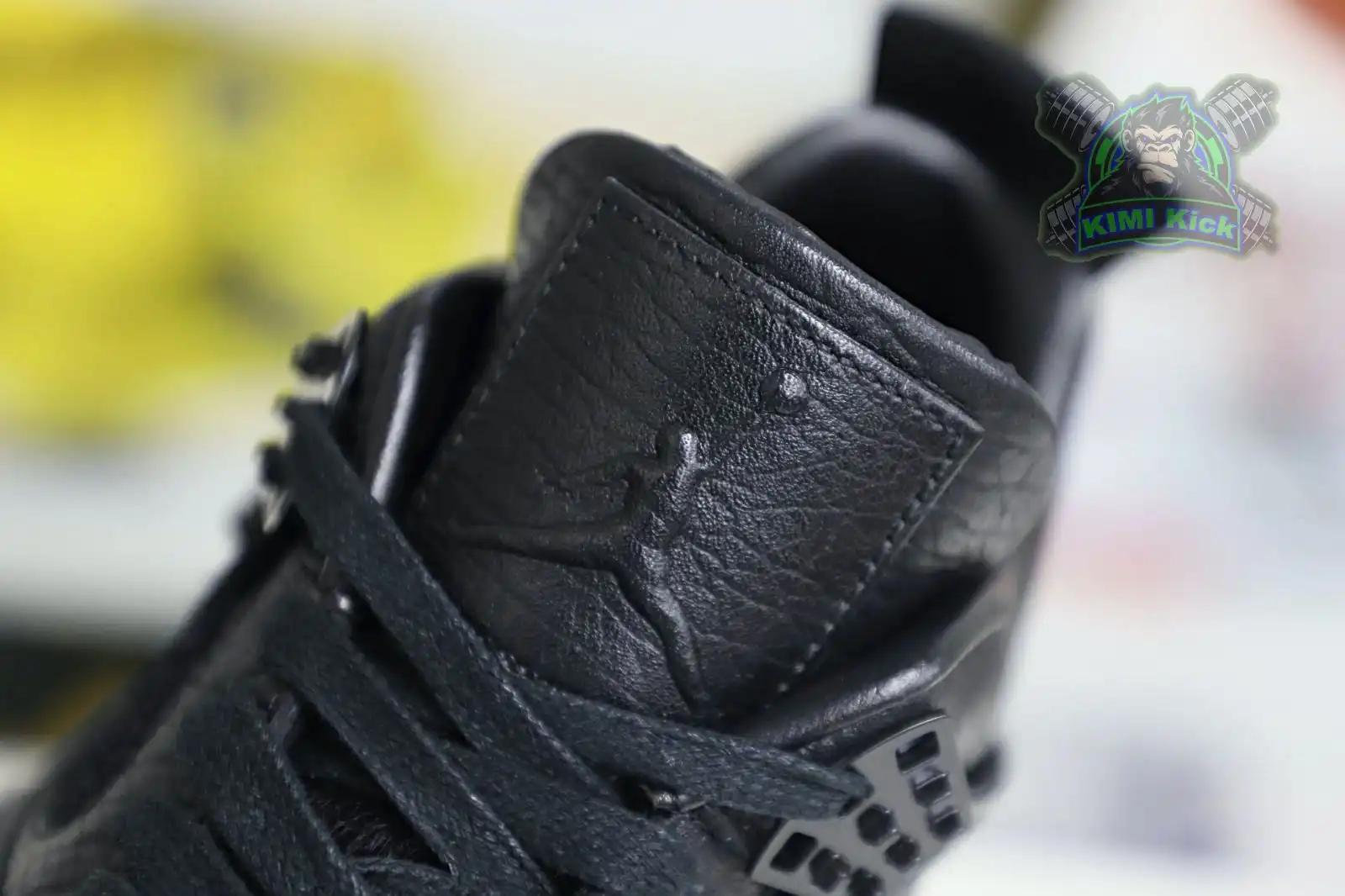 Kimikick Jordan Air Jordan 4 retro ponyhair black