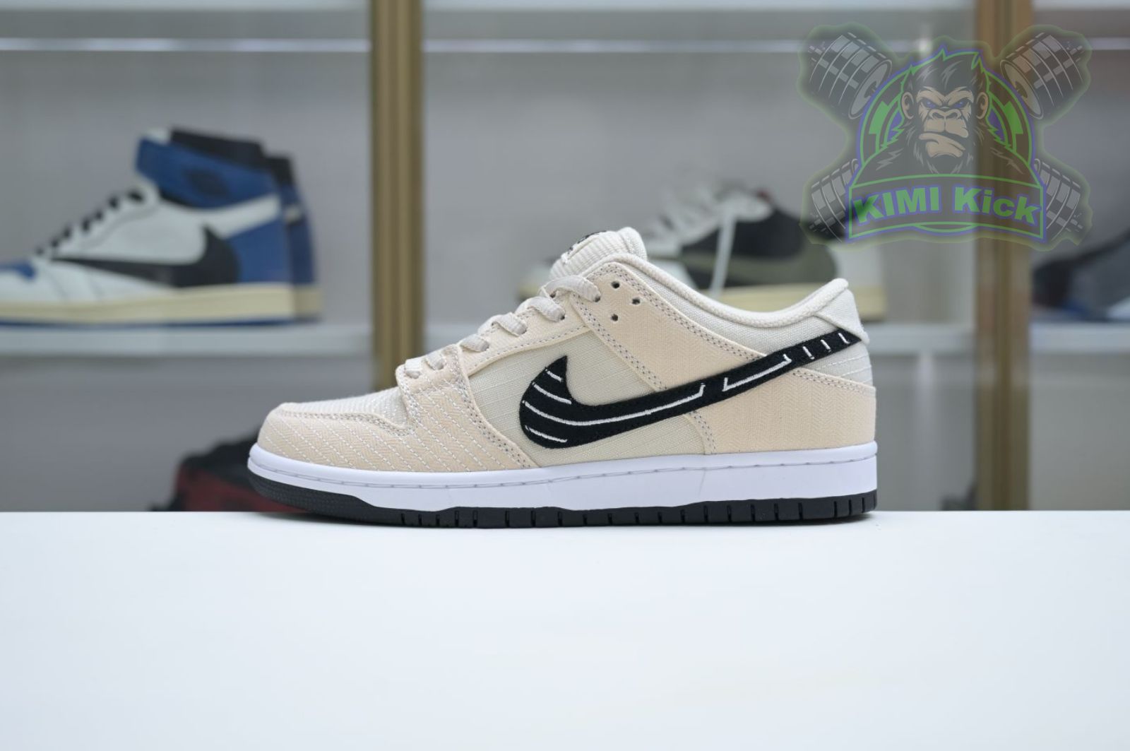 Kimi kick Albino &amp; Preto x Nike Dunk SB Low Pro 