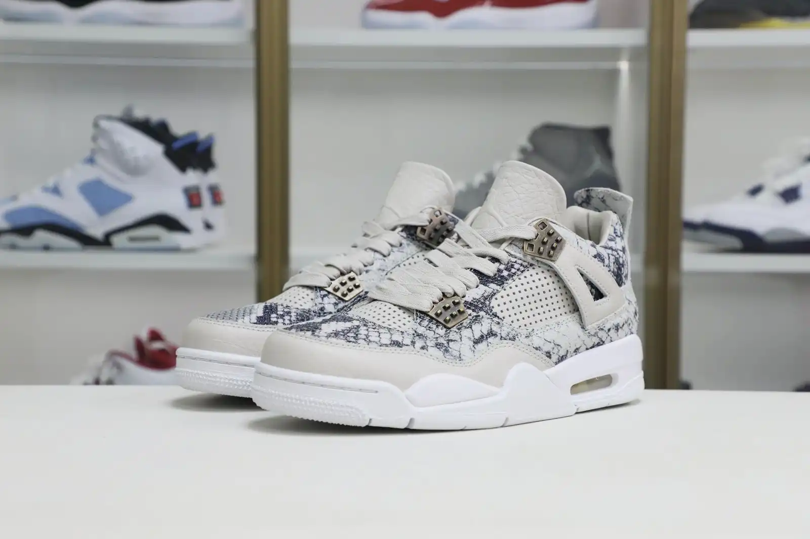 Kimikick Jordan Air Jordan 4 retro snakeskin