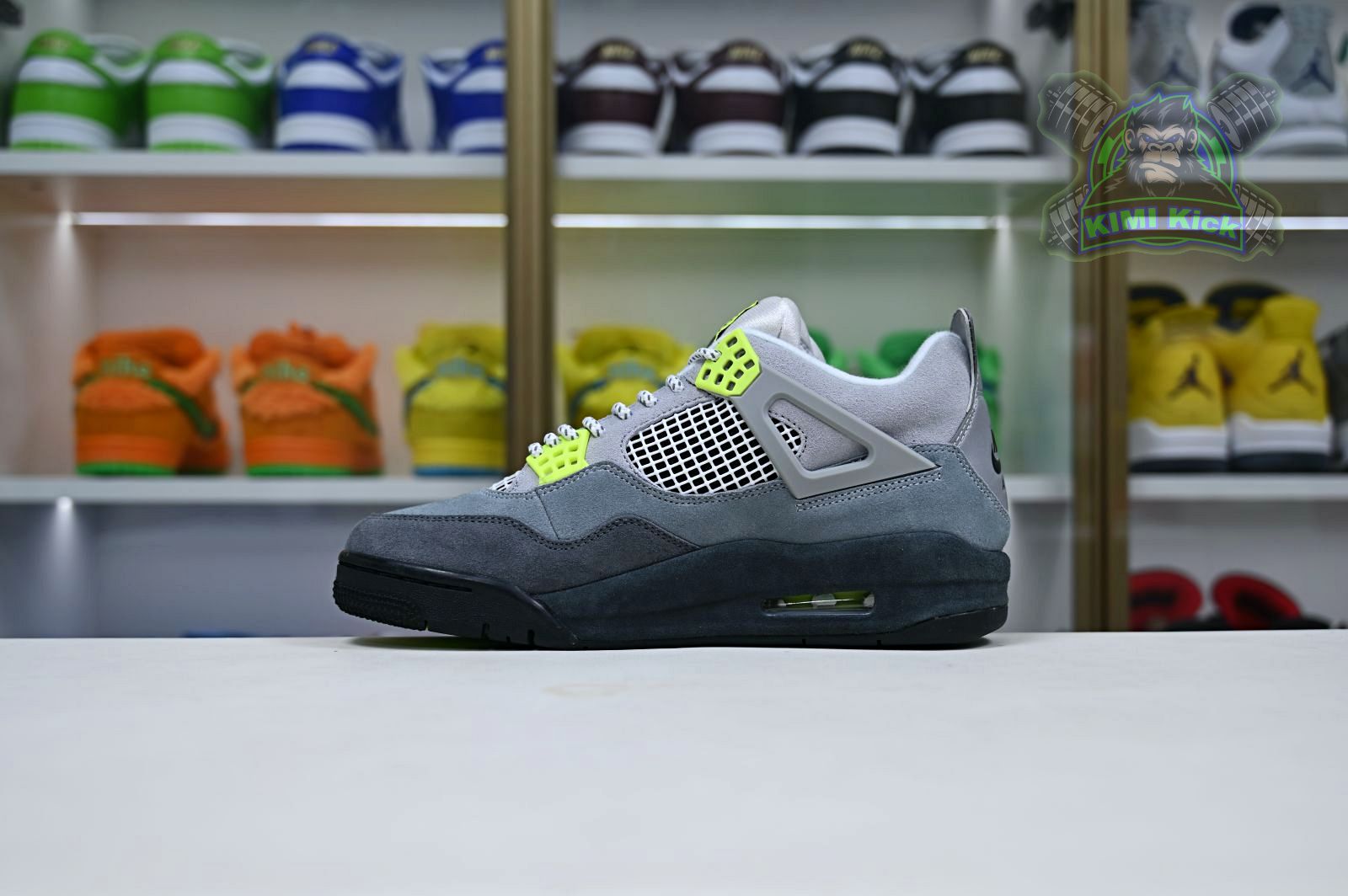 Kimi kick Jordan Air Jordan 4 retro se'95neon