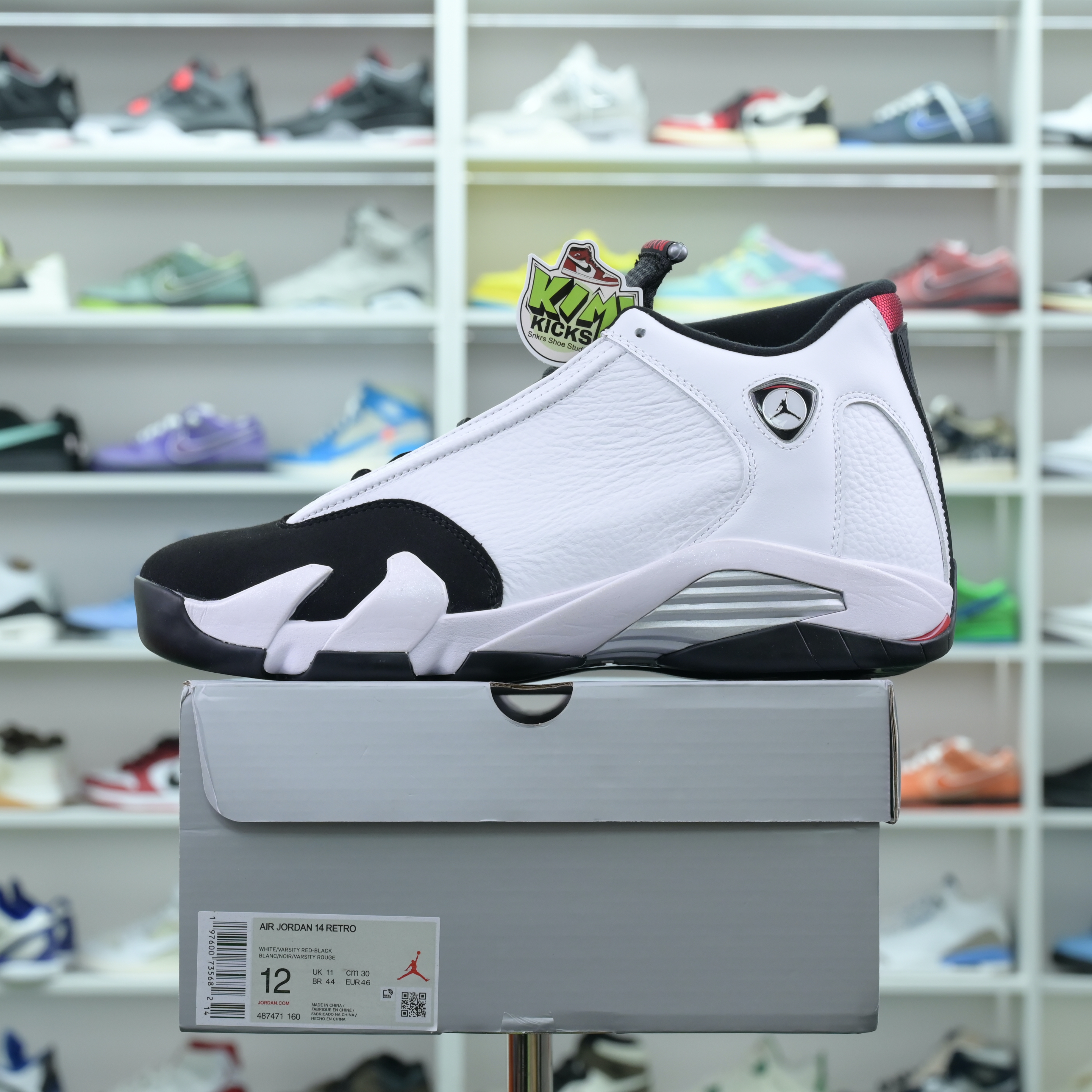 Kimi kick Jordan Air Jordan14“Black Toe”2024