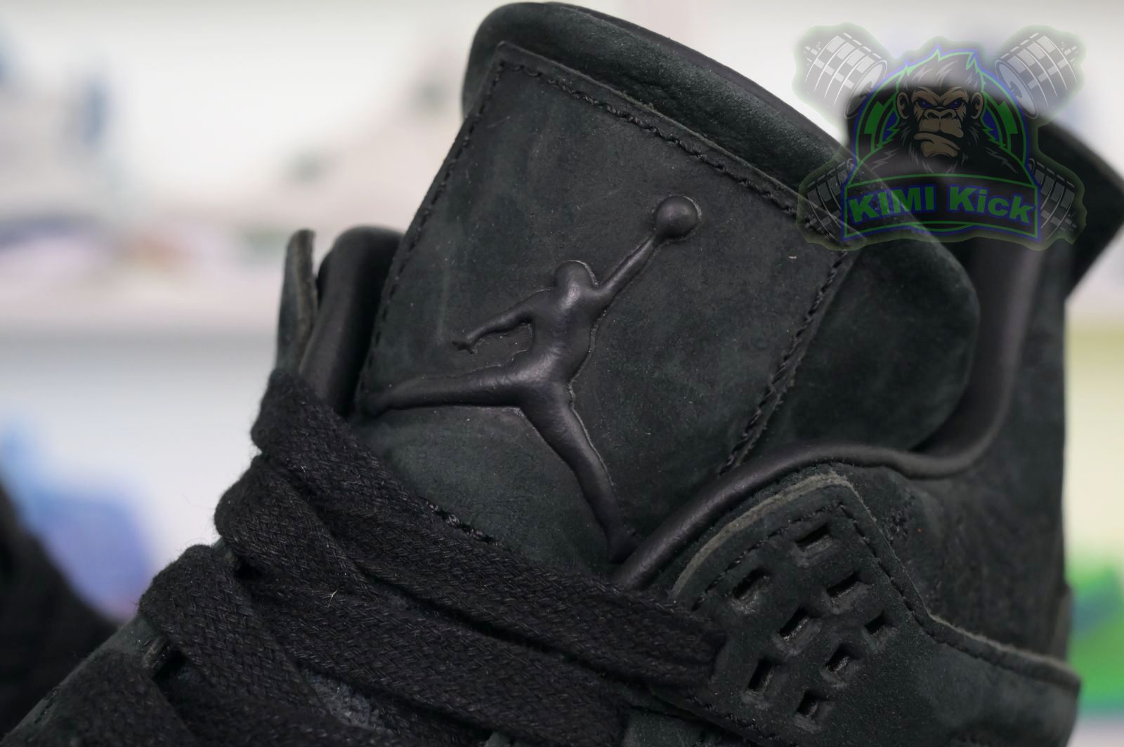 Kimi kick Jordan Air Jordan 4 kaws black