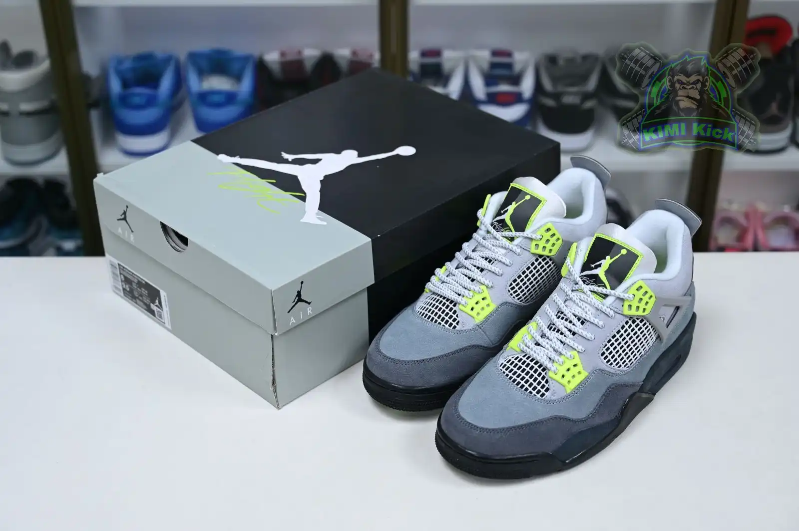 Reps Kimi kick Jordan Air Jordan 4 retro se'95neon