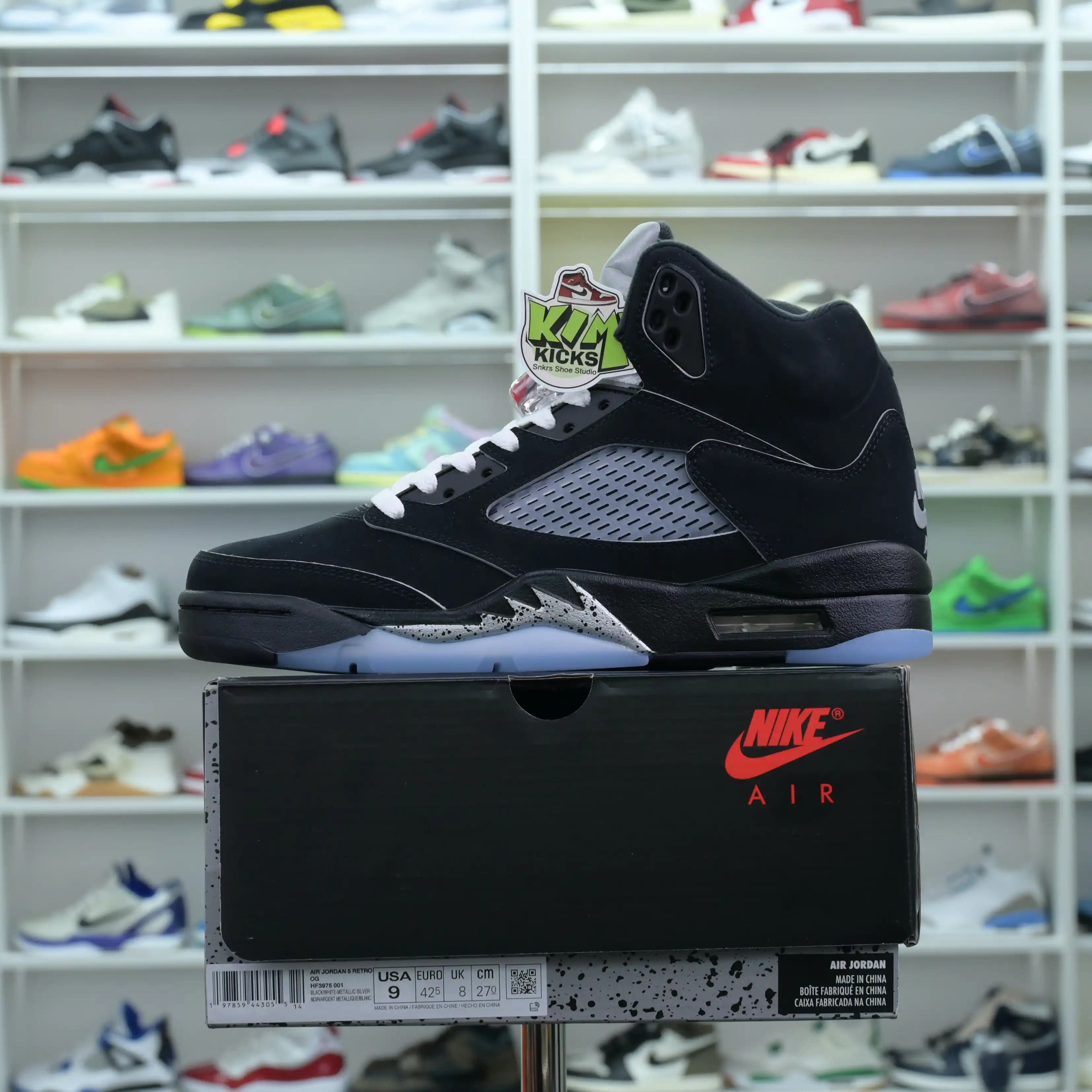 Kimikick Jordan Air Jordan 5“BLACK METALLIC REIMAGINED”