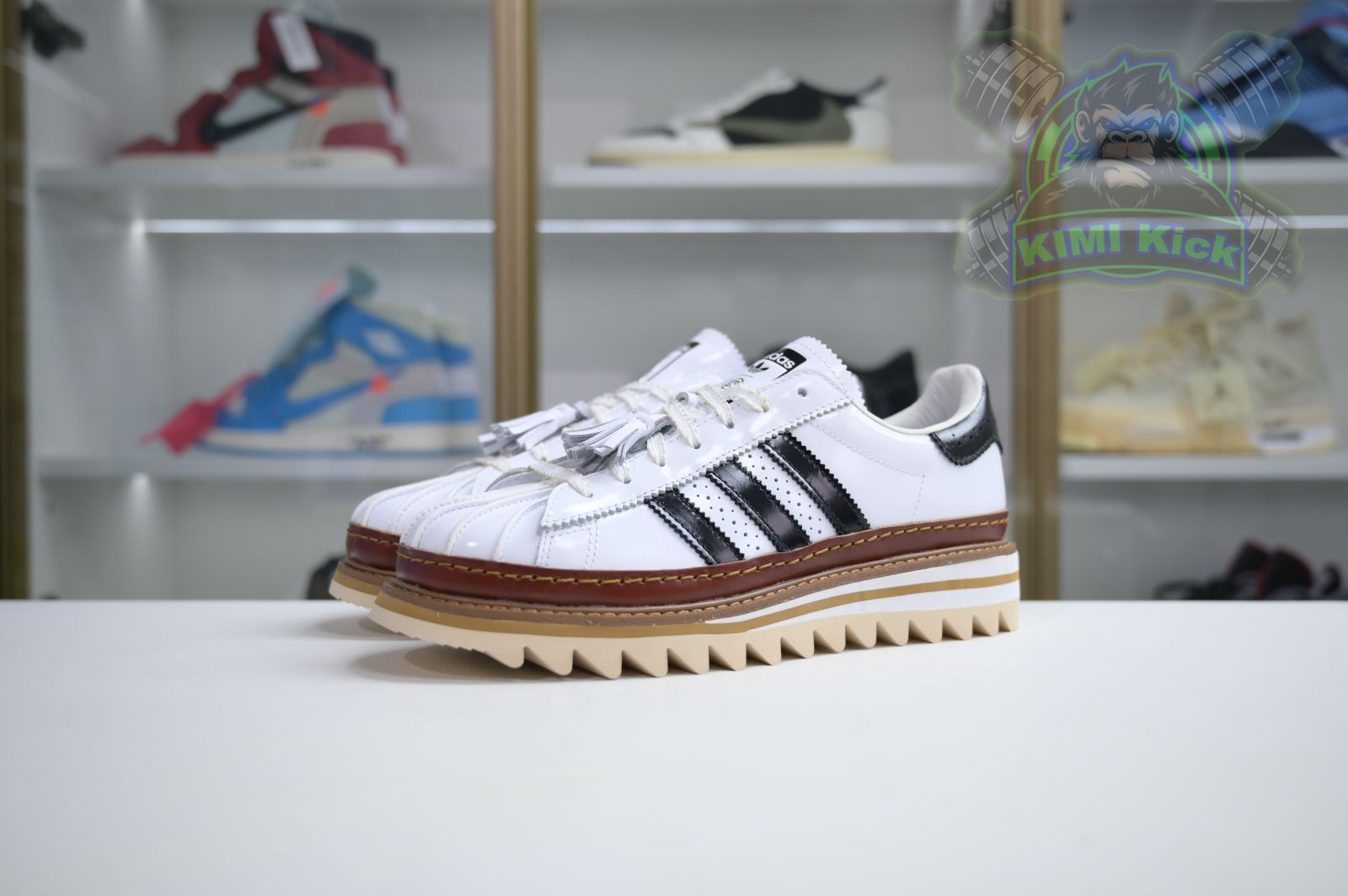 Kimi kick CLOT x adidas originals Superstar