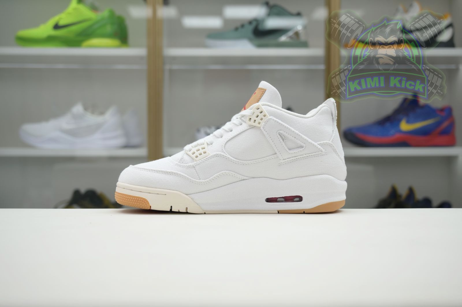 Kimi kick Jordan Air Jordan 4 levis white (levis tag)