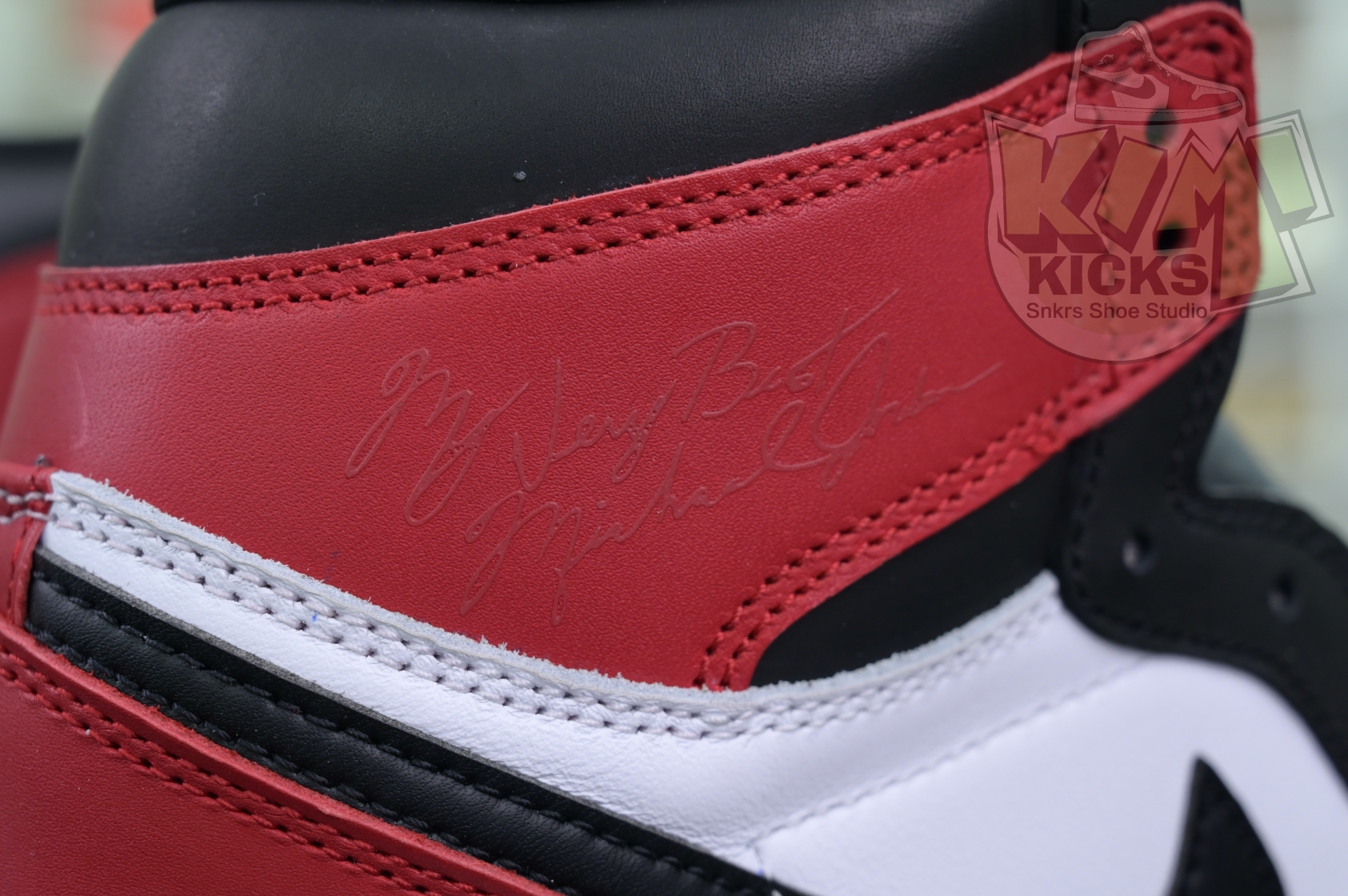 Kimi kick Jordan Air Jordan 1High OG“Black Toe Reimagined”