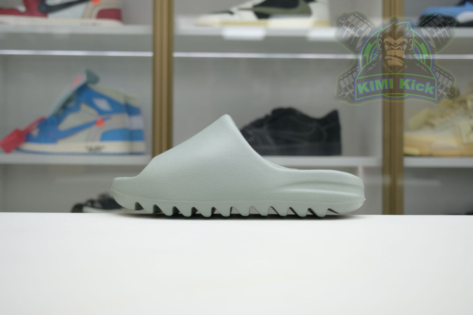 Kimi kick adidas originals Yeezy Slide Salt