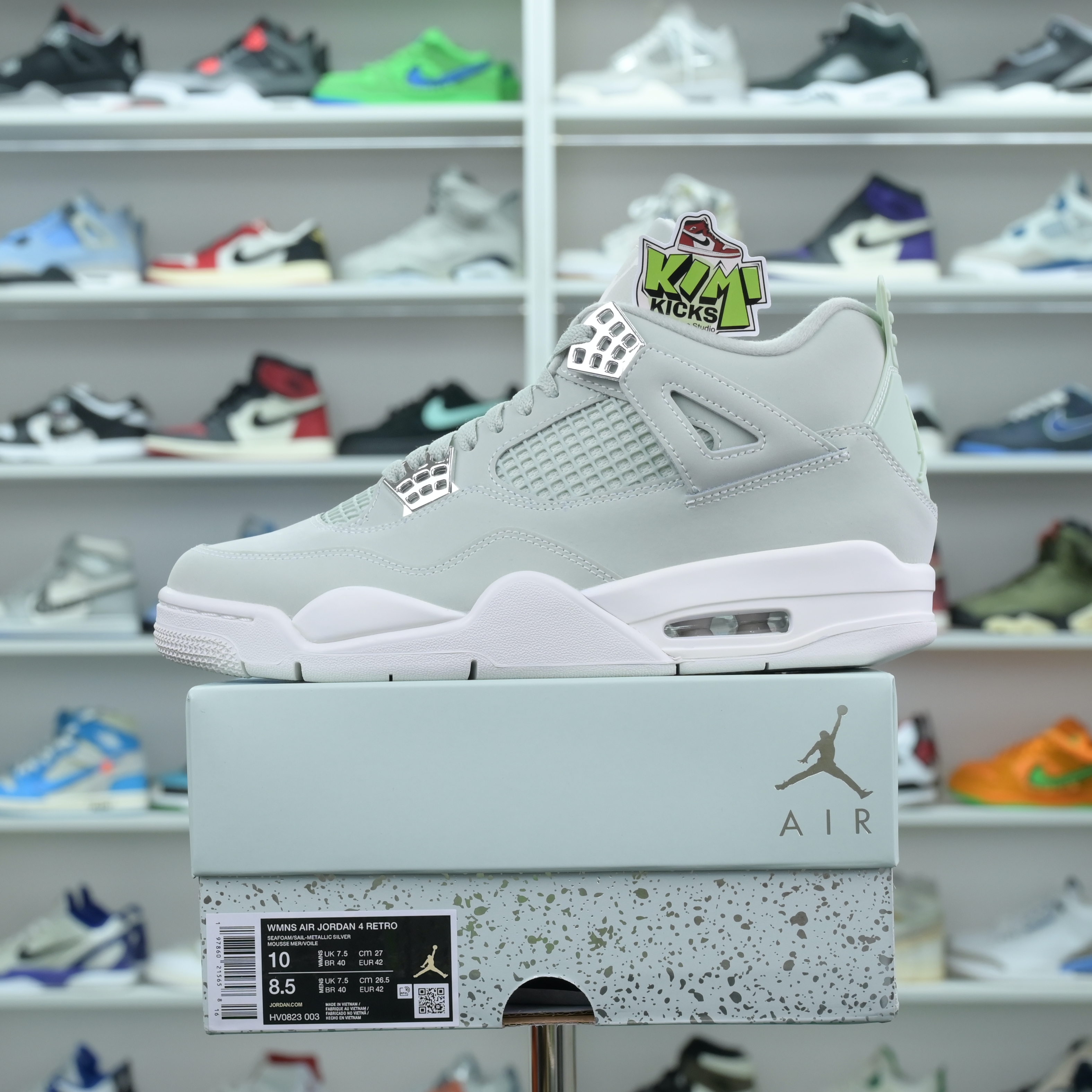 Kimi kick Jordan Air Jordan4“Seafoam”