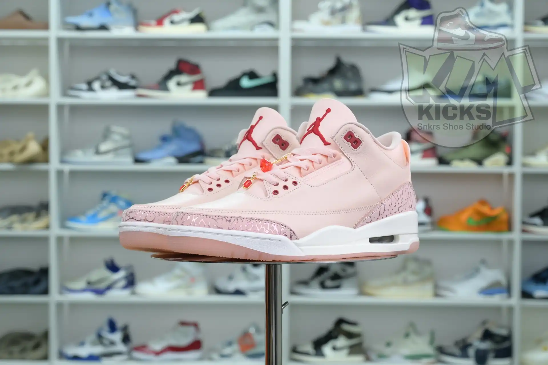 Cheap Kimikick Jordan Air Jordan 3 Valentine's Day