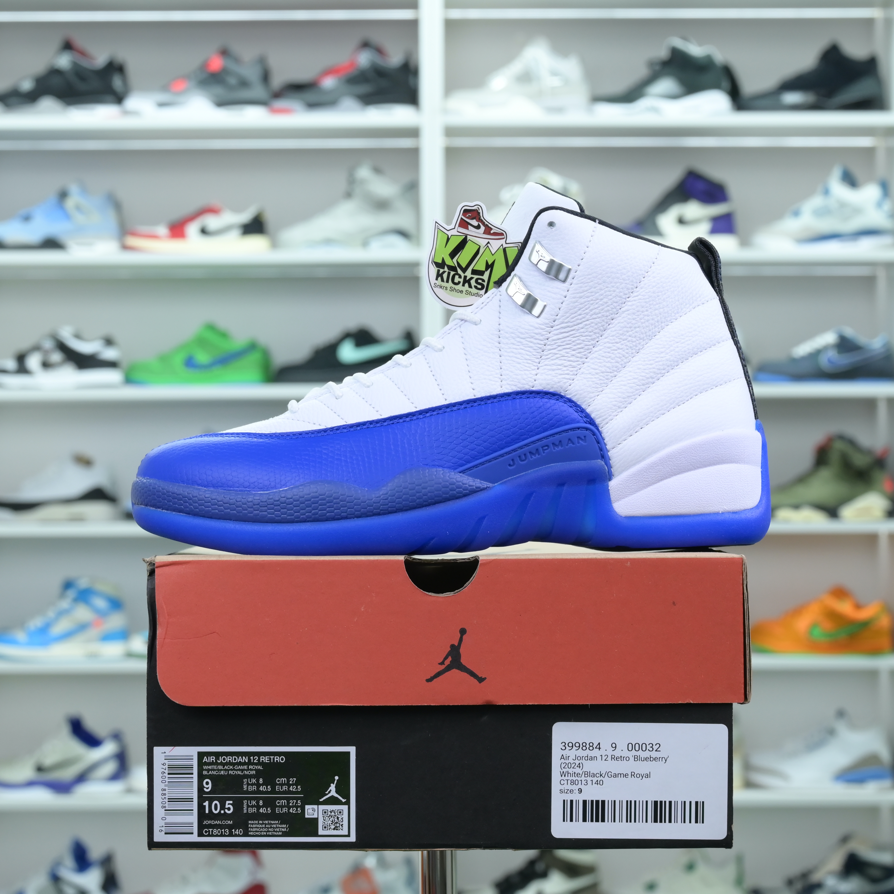 Kimi kick Air Jordan 12 Retro'Blueberry'(2024)