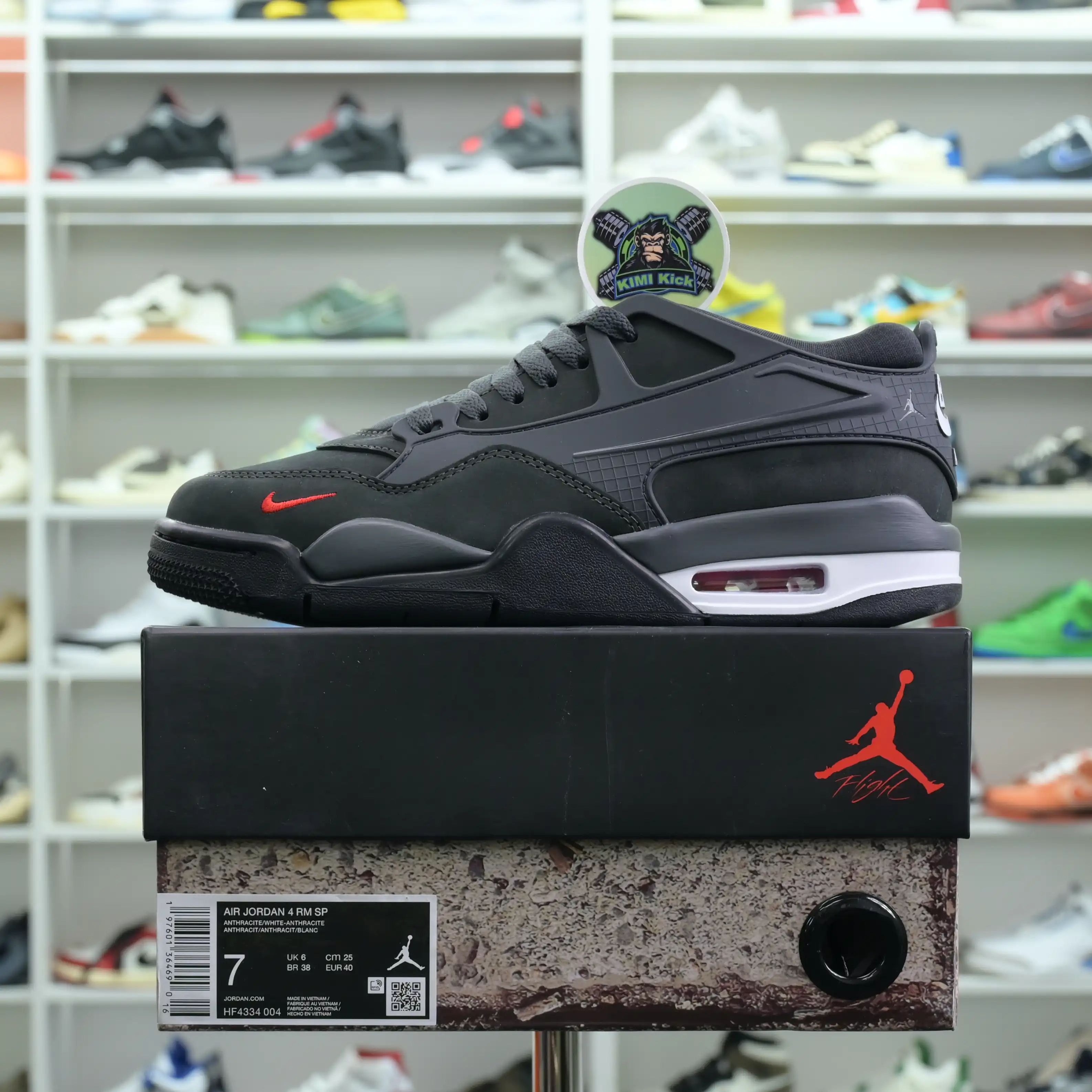 Kimikick Nigel Sylvester x Jordan Air Jordan 4 RM SP “Anthracite”