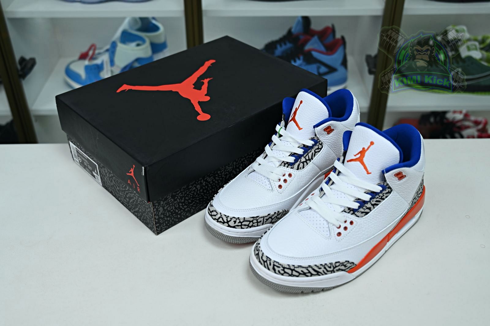 Kimi kick AIR JORDAN 3 RETRO 'KNICKS'