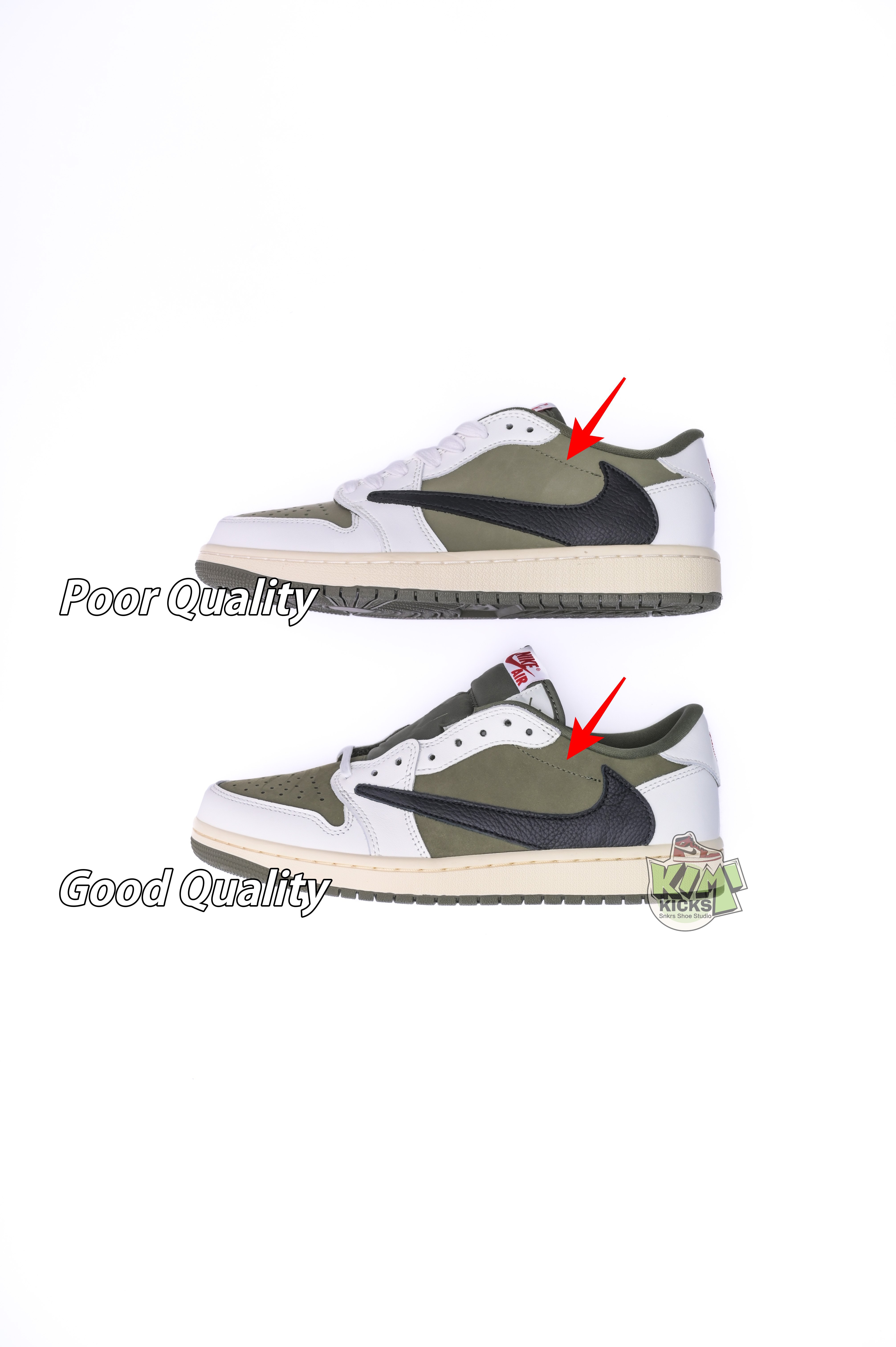 Kimi kick Travis Scottx Jordan Air Jordan 1Low OG “Medium Olive”