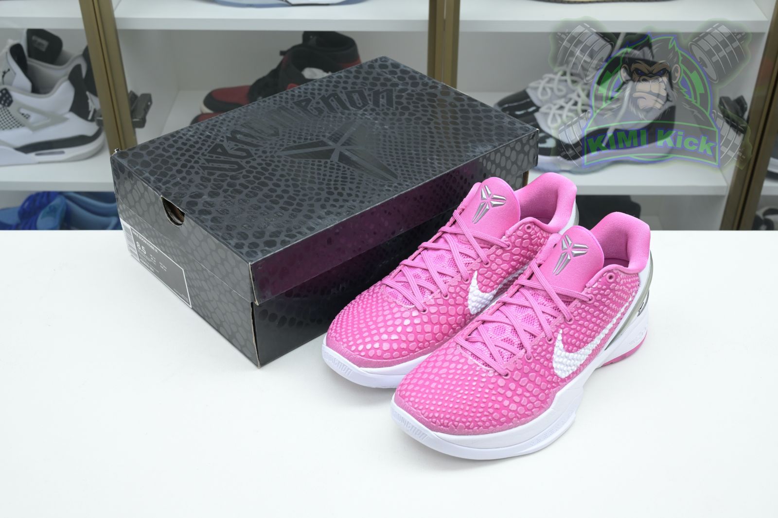 Kimi kick Nike Zoom Kobe 6 Kay Yow Think Pink