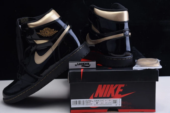 AIR JORDAN 1 RETRO HIGH BLACK METALLIC GOLD (2020) 555088- TopPick 846