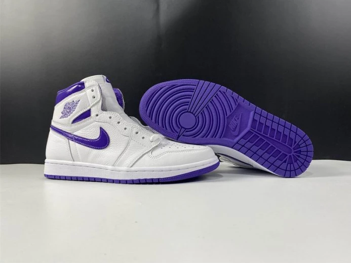 AIR JORDAN 1 RETRO HIGH COURT PURPLE CD0461- Fashionable 822