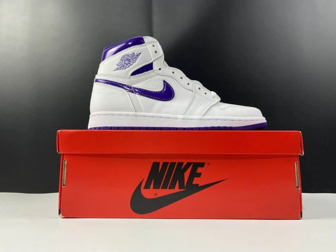 AIR JORDAN 1 RETRO HIGH COURT PURPLE CD0461- Fashionable 822