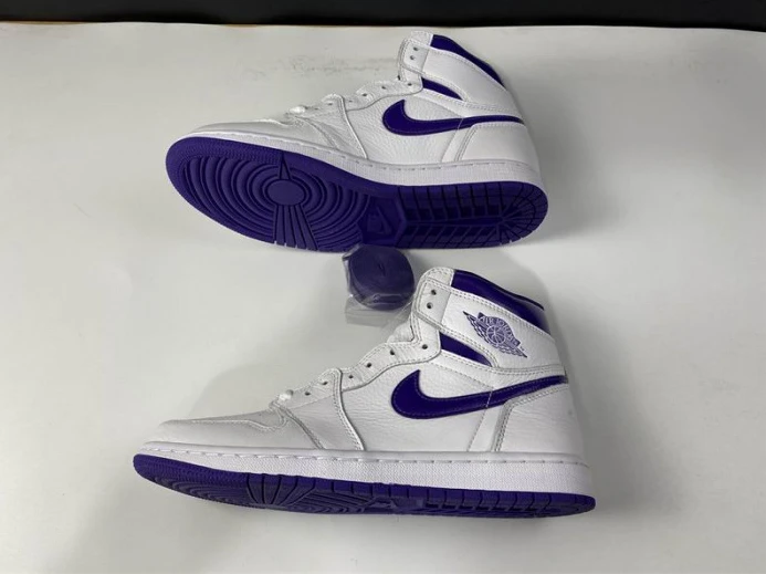 AIR JORDAN 1 RETRO HIGH COURT PURPLE CD0461- Fashionable 822