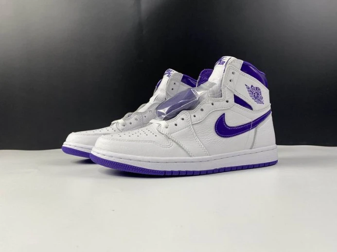 AIR JORDAN 1 RETRO HIGH COURT PURPLE CD0461- Fashionable 822