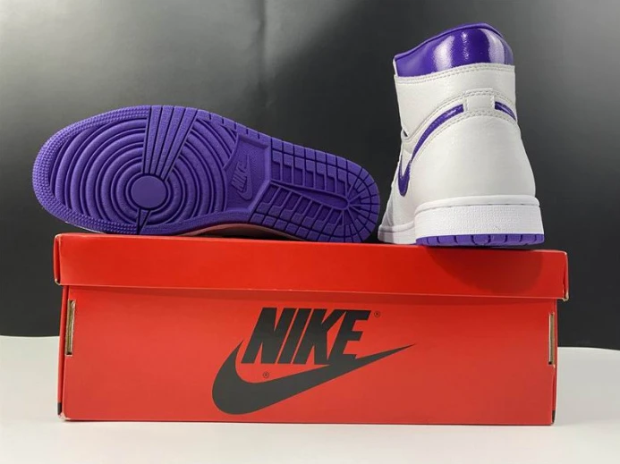 AIR JORDAN 1 RETRO HIGH COURT PURPLE CD0461- Fashionable 822