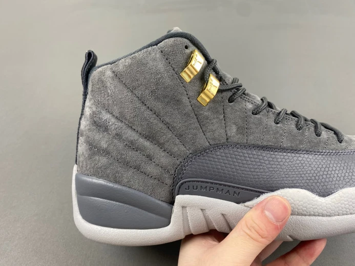 AIR JORDAN 12 RETRO "DARK GREY" mens 130690- Trendy 1135