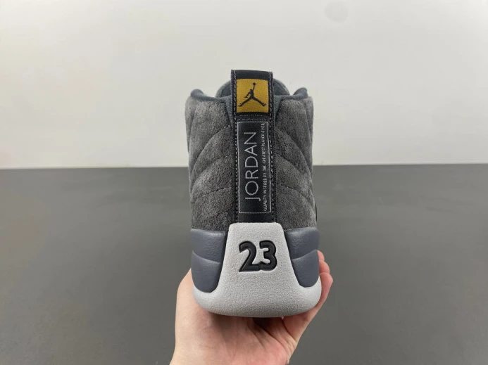 AIR JORDAN 12 RETRO "DARK GREY" mens 130690- Trendy 1135