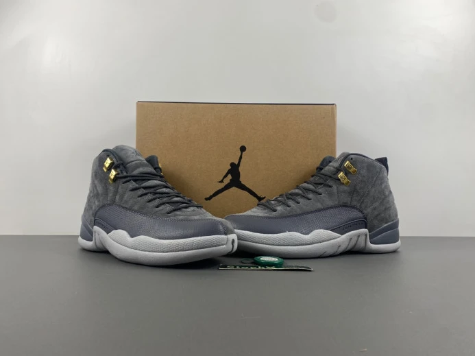 AIR JORDAN 12 RETRO "DARK GREY" mens 130690- Trendy 1135