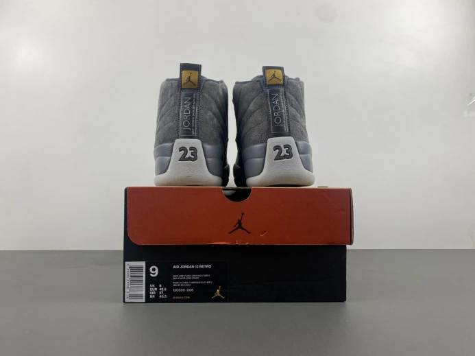AIR JORDAN 12 RETRO "DARK GREY" mens 130690- Trendy 1135