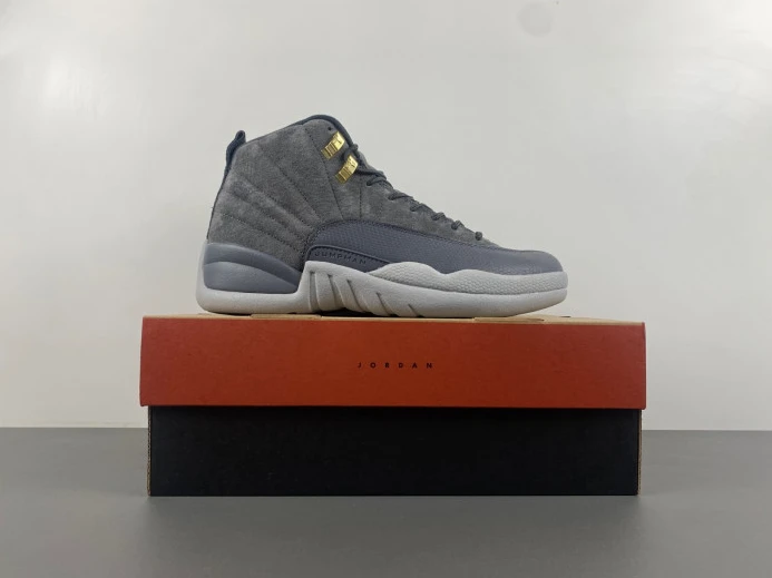 AIR JORDAN 12 RETRO "DARK GREY" mens 130690- Trendy 1135