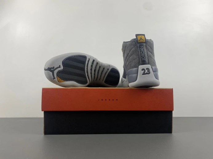 AIR JORDAN 12 RETRO "DARK GREY" mens 130690- Trendy 1135