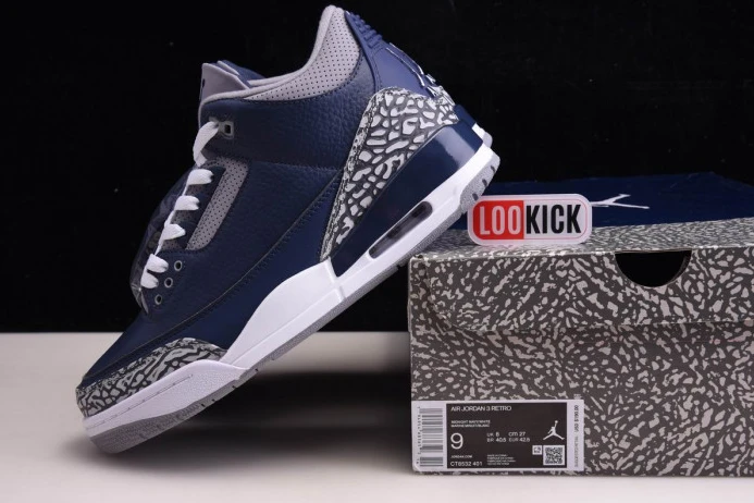 AIR JORDAN 3 MIDNIGHT NAVYCT8532- Affordable 957