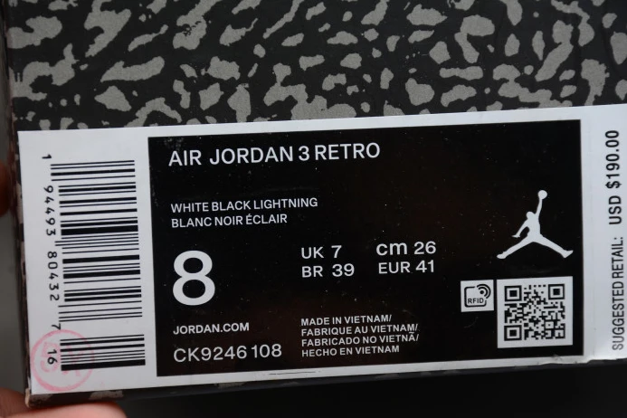 AIR JORDAN 3 RETRO LASER ORANGE (W) CK9246- WellDesigned 962