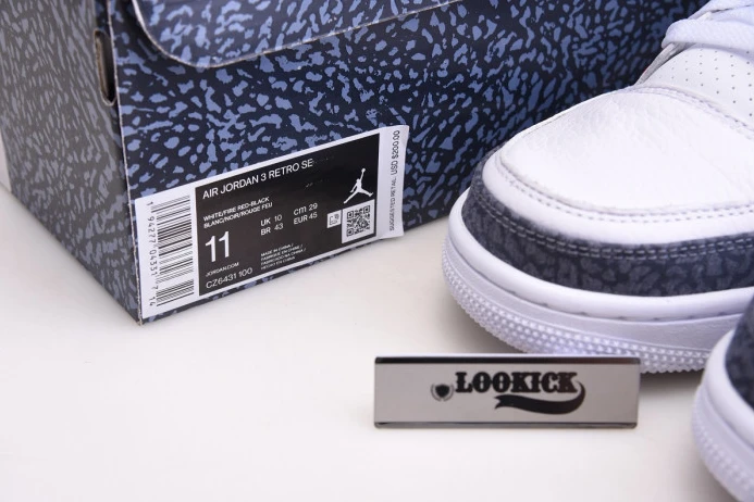AIR JORDAN 3 RETRO "WHITE FIRE RED" CZ6431- UrbanStyle 960