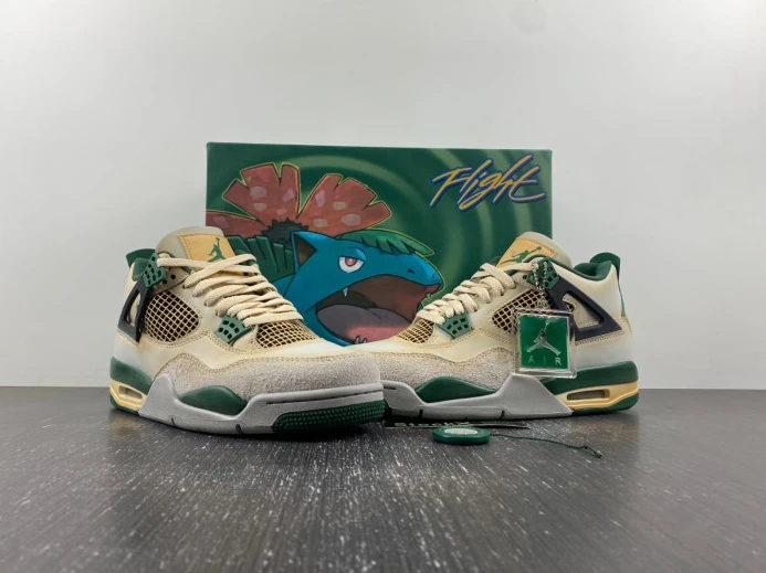 AIR JORDAN 4 "DRAGON YEAR" CUSTOM DC7770- Affordable 535