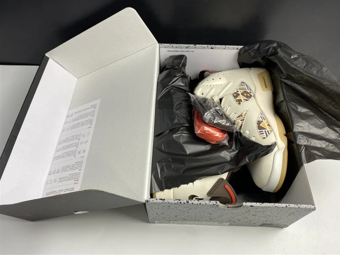 AIR Jordan 6 Retro Quai54 Sail Brown (2020) CZ4152- Trendy 1094