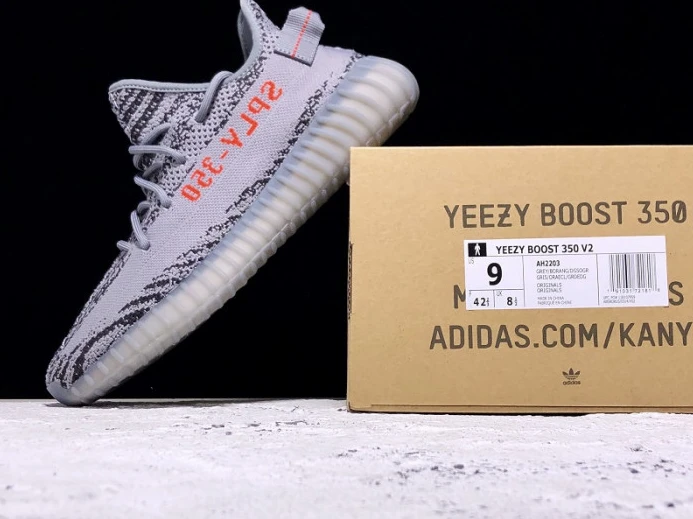 Adidas Yeezy Boost 350 V2 Beluga 2.0 Grey Bold Orange AH HighQuality 439