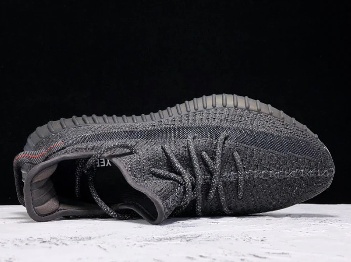 Adidas Yeezy Boost 350 V2 Static Black (Reflective) - FU Affordable 333