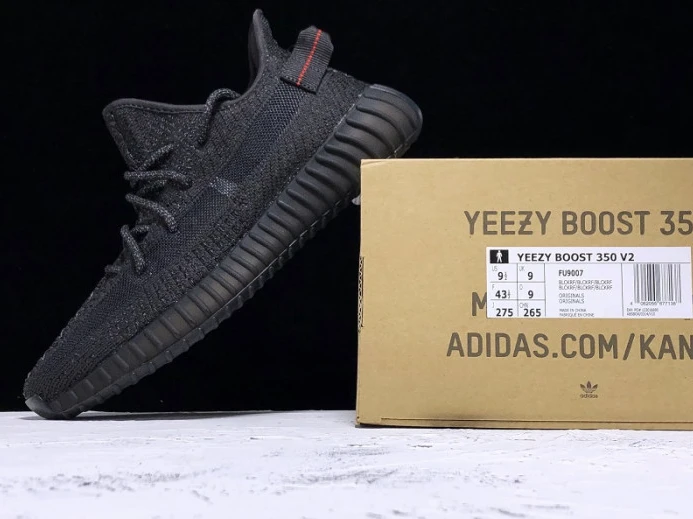 Adidas Yeezy Boost 350 V2 Static Black (Reflective) - FU Affordable 333