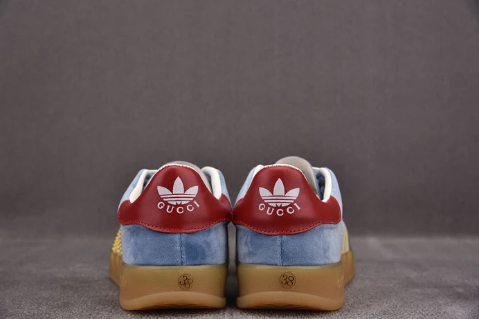 Adidas x Gucci Gazelle Sneaker Blue Popular 2876