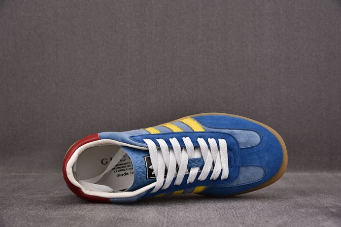 Adidas x Gucci Gazelle Sneaker Blue Popular 2876