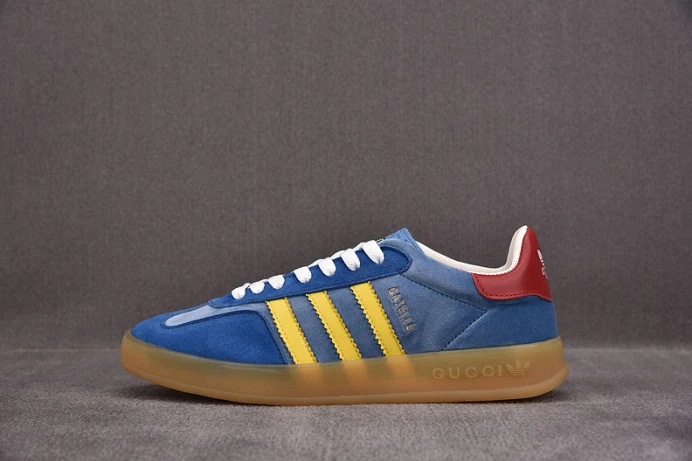 Adidas x Gucci Gazelle Sneaker Blue Popular 2876