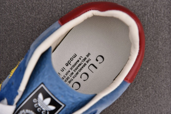 Adidas x Gucci Gazelle Sneaker Blue Popular 2876