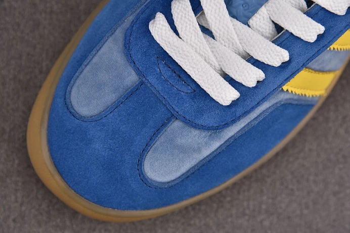Adidas x Gucci Gazelle Sneaker Blue Popular 2876