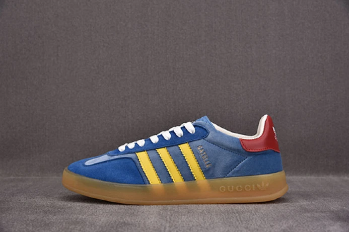 Adidas x Gucci Gazelle Sneaker Blue Popular 2876