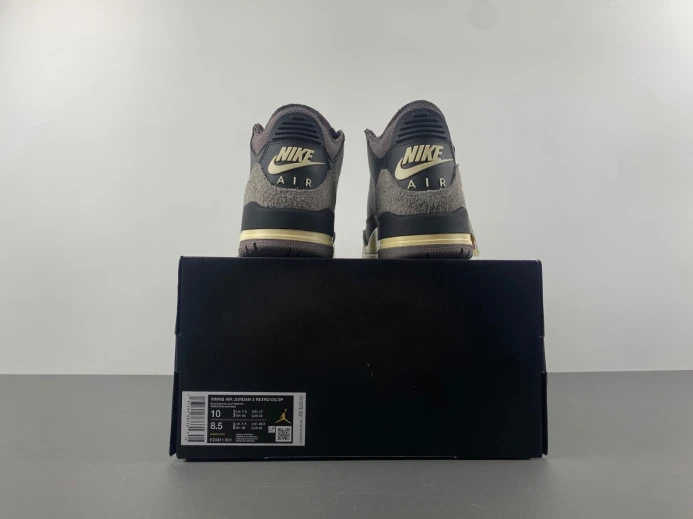 Affordable A Ma Maniere x Air Jordan 3 Black FZ4811- 519