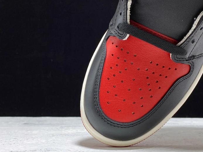 Affordable Air Jordan 1 Retro High OG Bred Toe 555088- 902