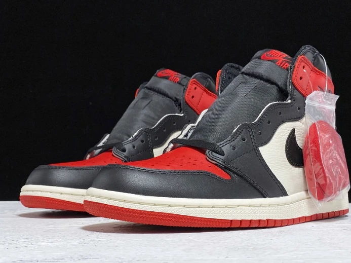 Affordable Air Jordan 1 Retro High OG Bred Toe 555088- 902