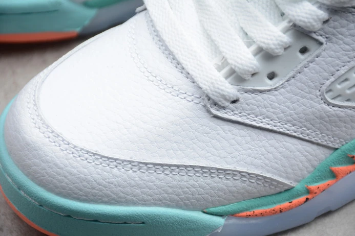 Affordable Air Jordan 5 GS Light Aqua 440892- 1092