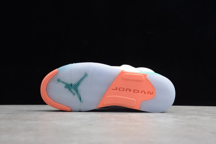 Affordable Air Jordan 5 GS Light Aqua 440892- 1092